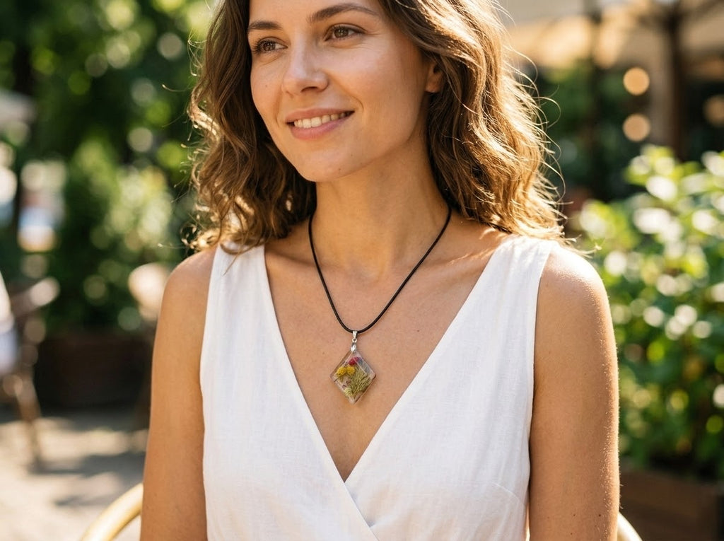Spring Blossoms Fashion Necklace