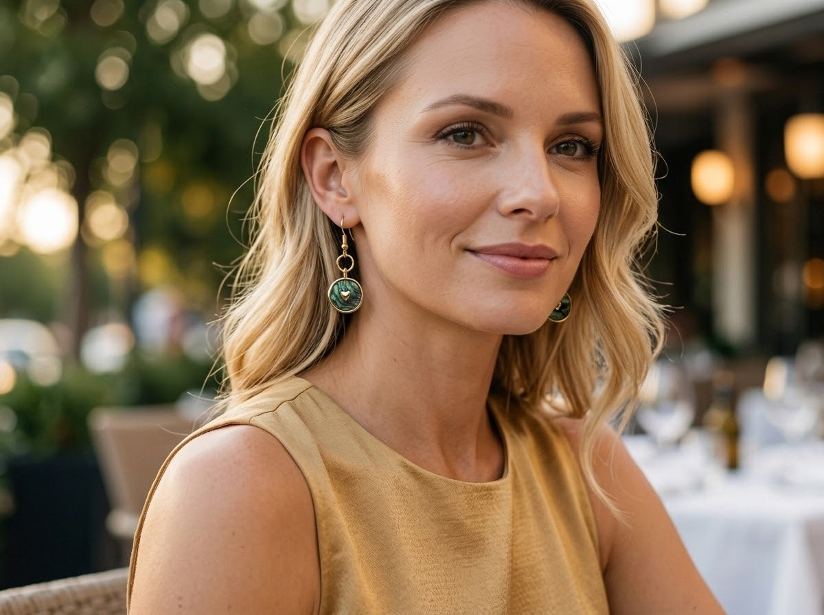 Abalone Shell Fashion Earrings