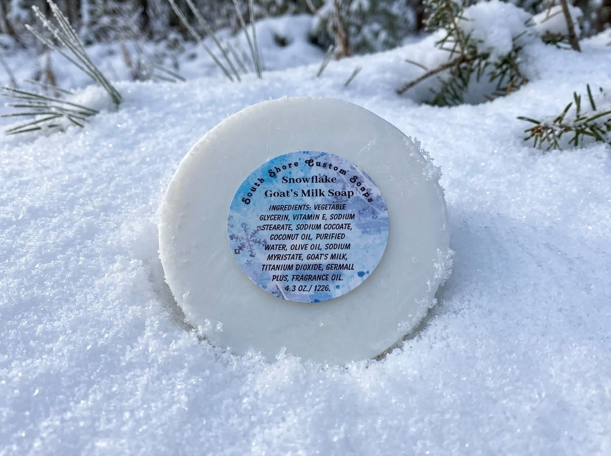 Snowflake Goat Milk Soap (Limited Edition)