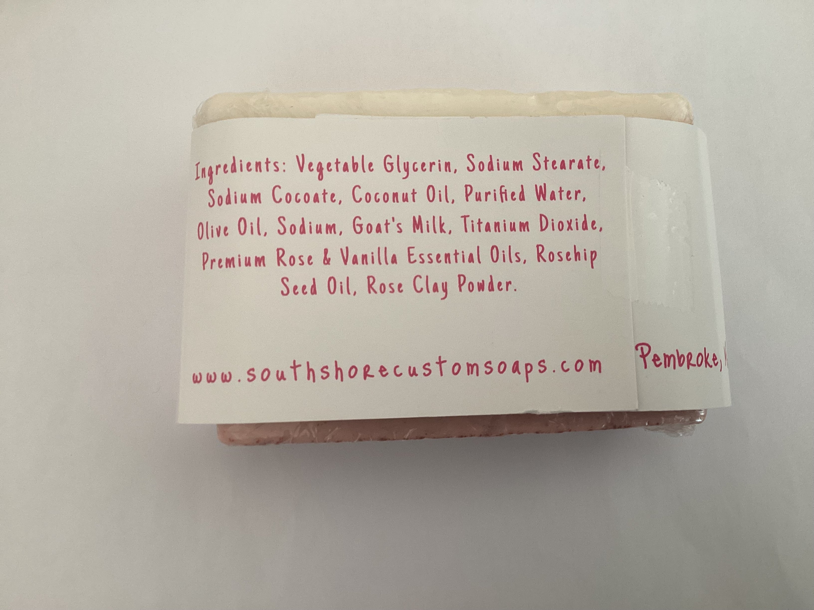 Rose & Vanilla Goat Milk Soap