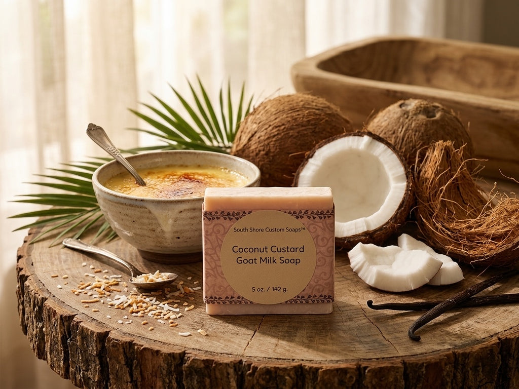 Coconut Custard Goat Milk Soap