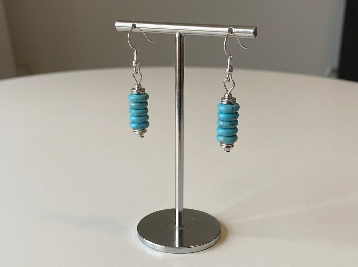 Turquoise Beads Fashion Earrings