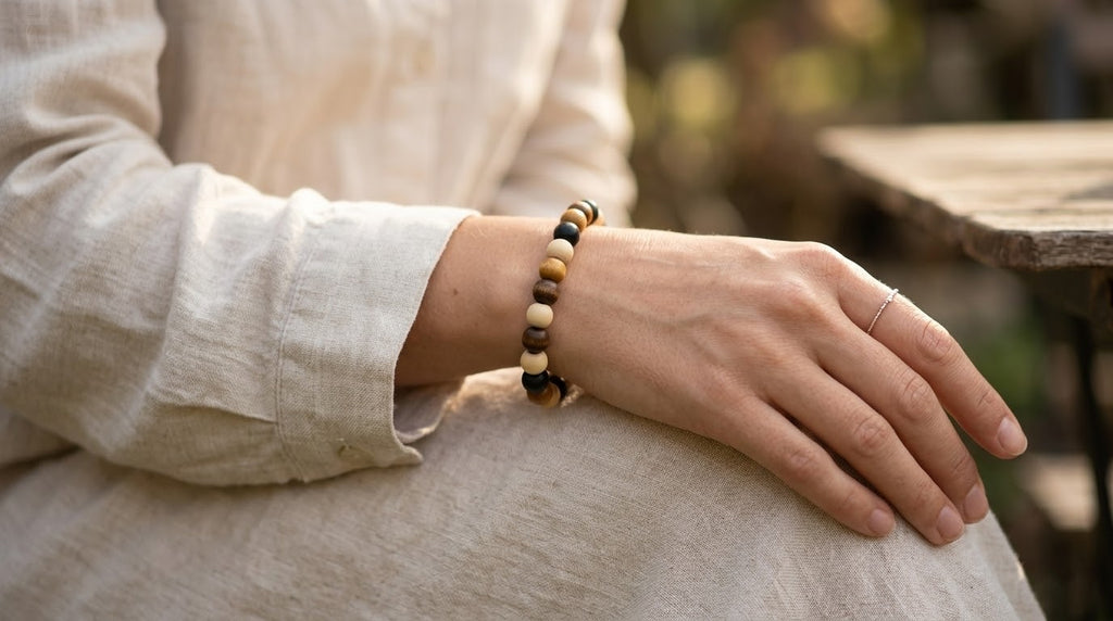 Natural Wooden Bead Fashion Bracelet