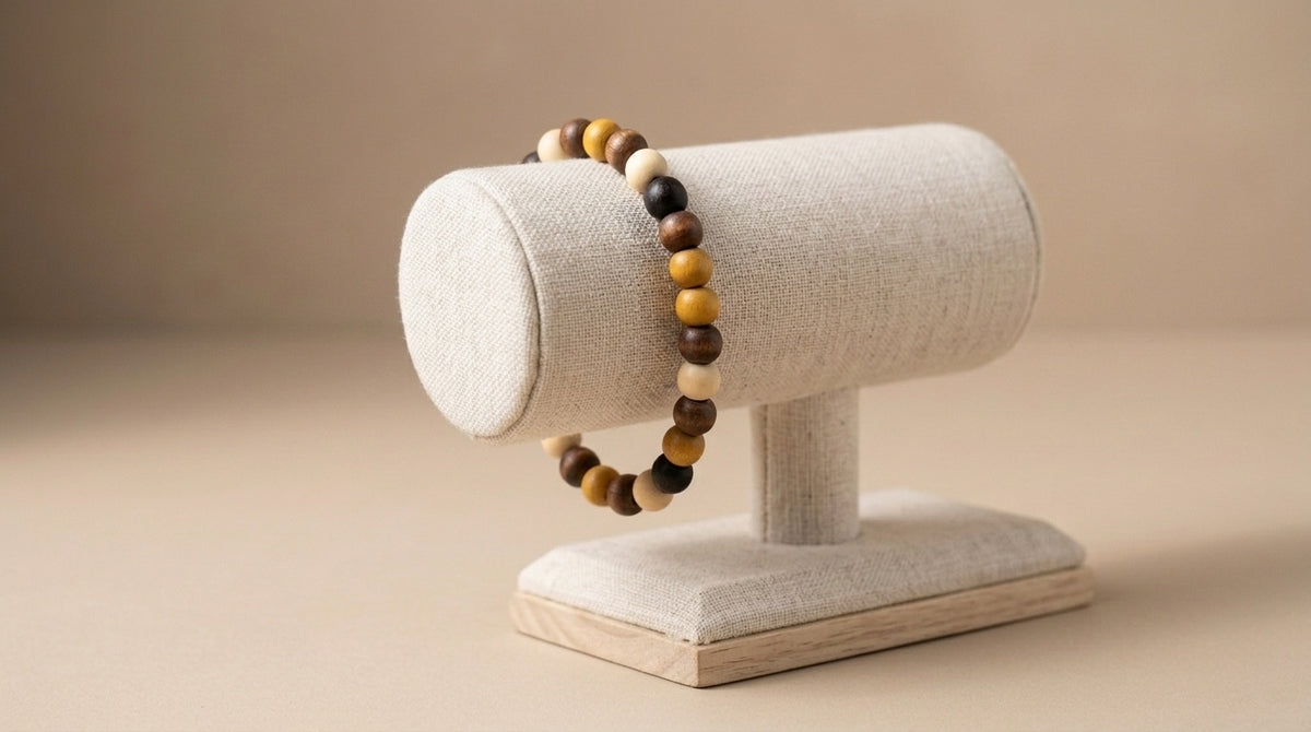 Natural Wooden Bead Fashion Bracelet