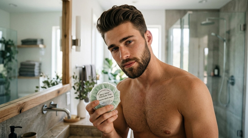 Men’s Vetiver Shea Butter Soap