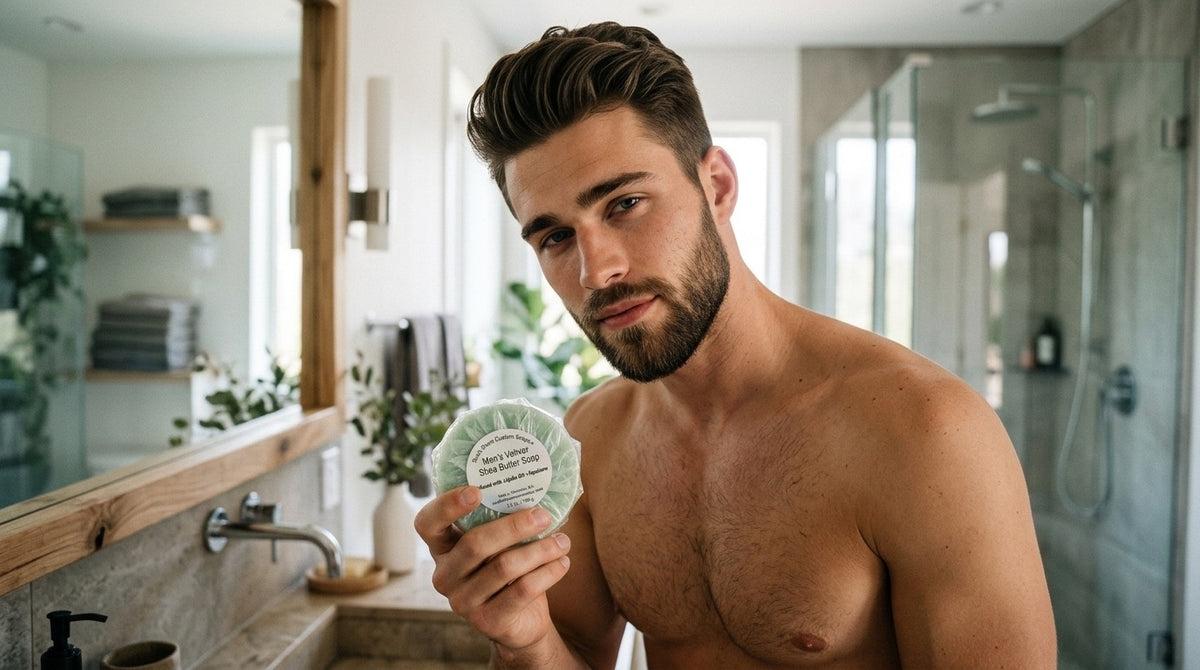 Men’s Vetiver Shea Butter Soap