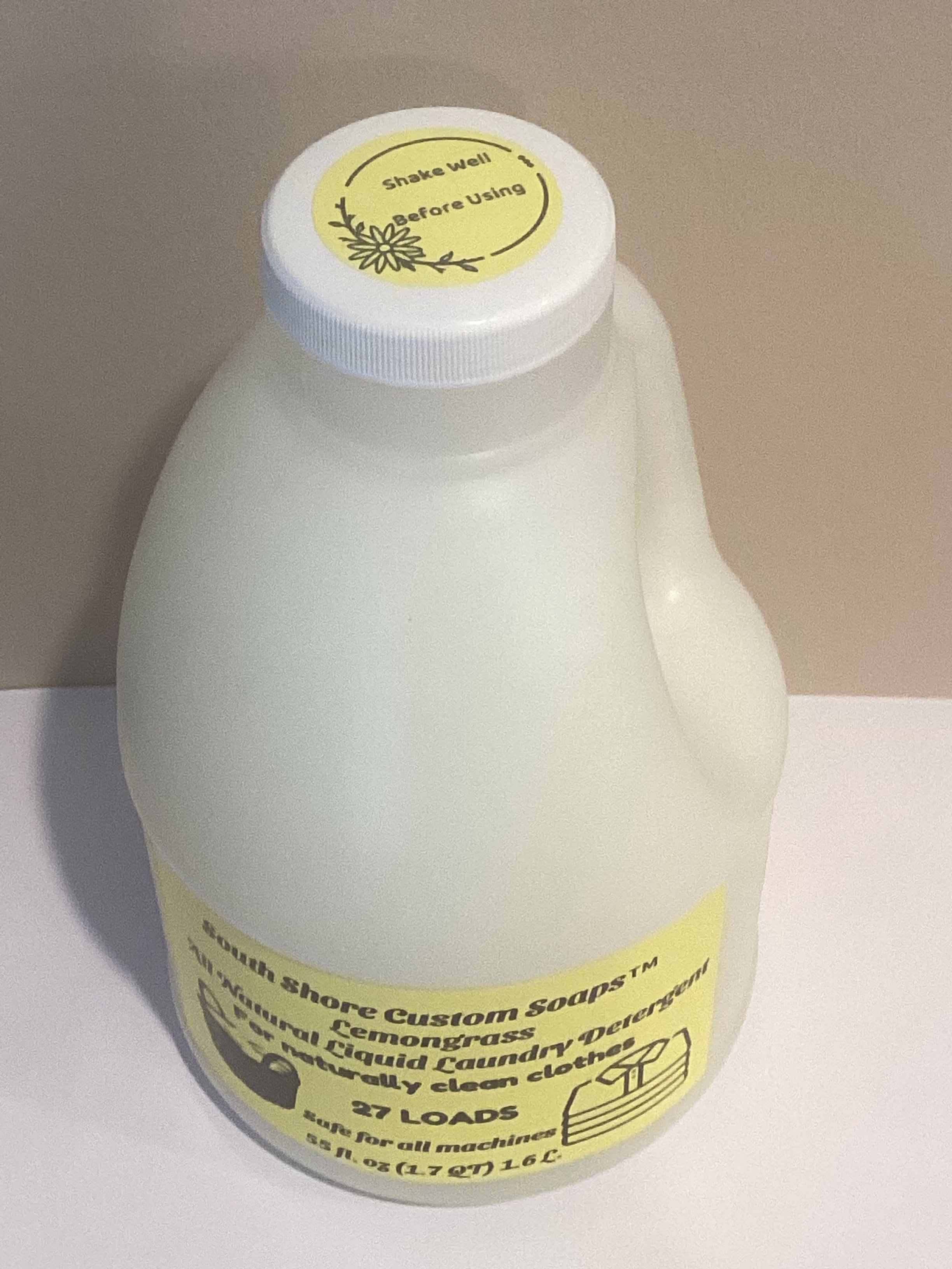 Lemongrass All Natural Liquid Laundry Detergent