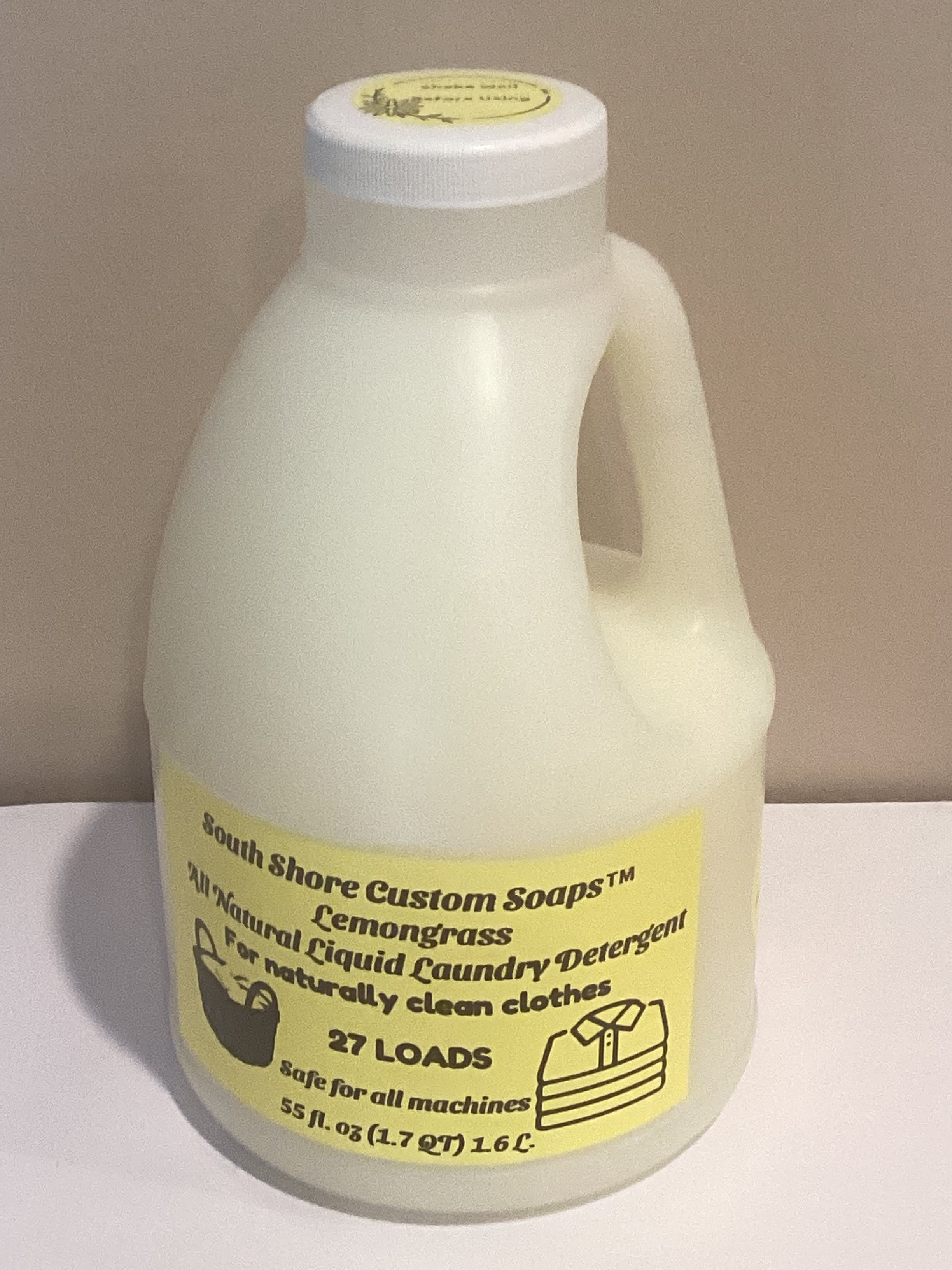 Lemongrass All Natural Liquid Laundry Detergent