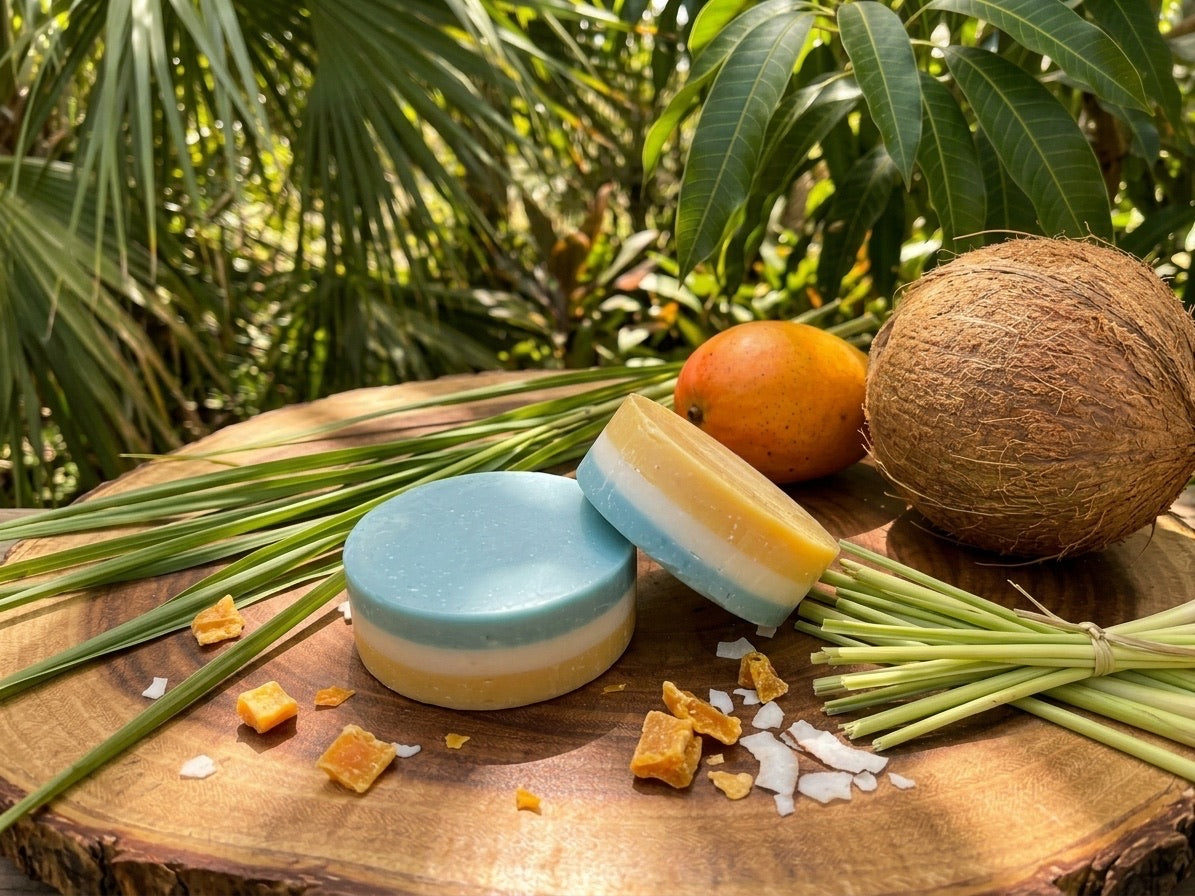 Coconut Lemongrass Mango Butter Soap