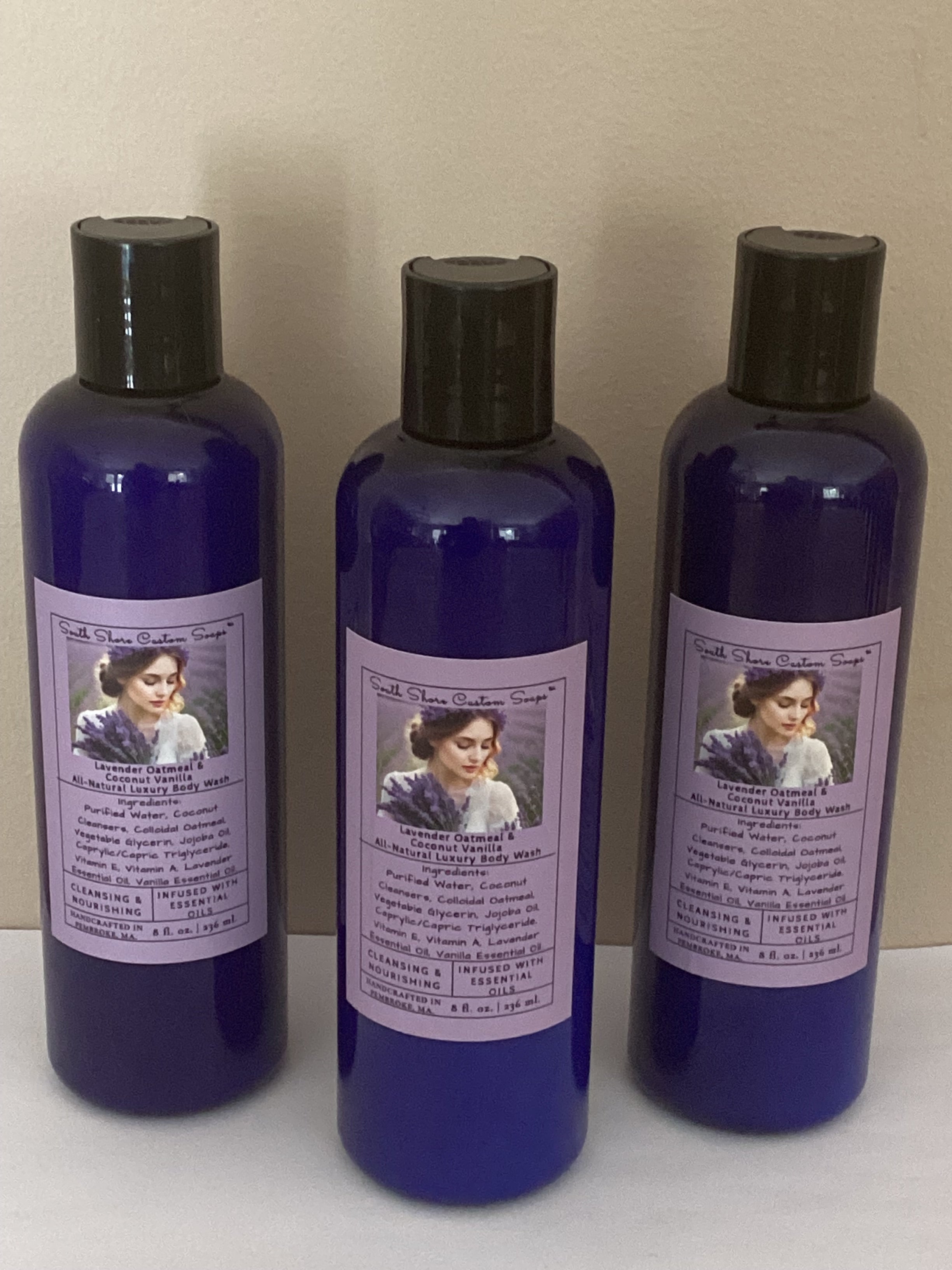 Lavender Oatmeal & Coconut Vanilla All-Natural Luxury Body Wash