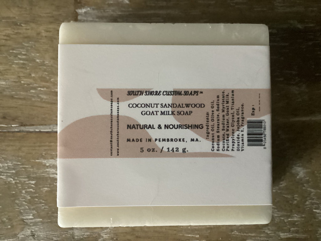 Coconut Sandalwood Goat Milk Soap