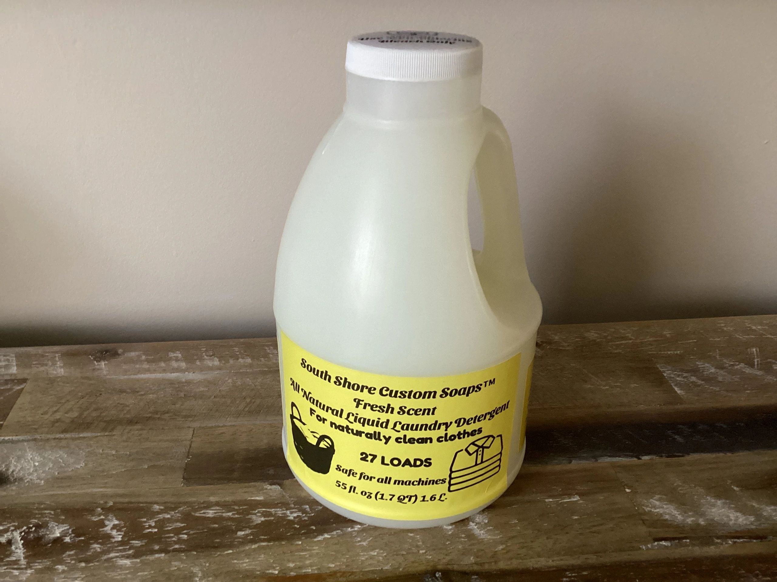 Fresh Scent All Natural Liquid Laundry Detergent