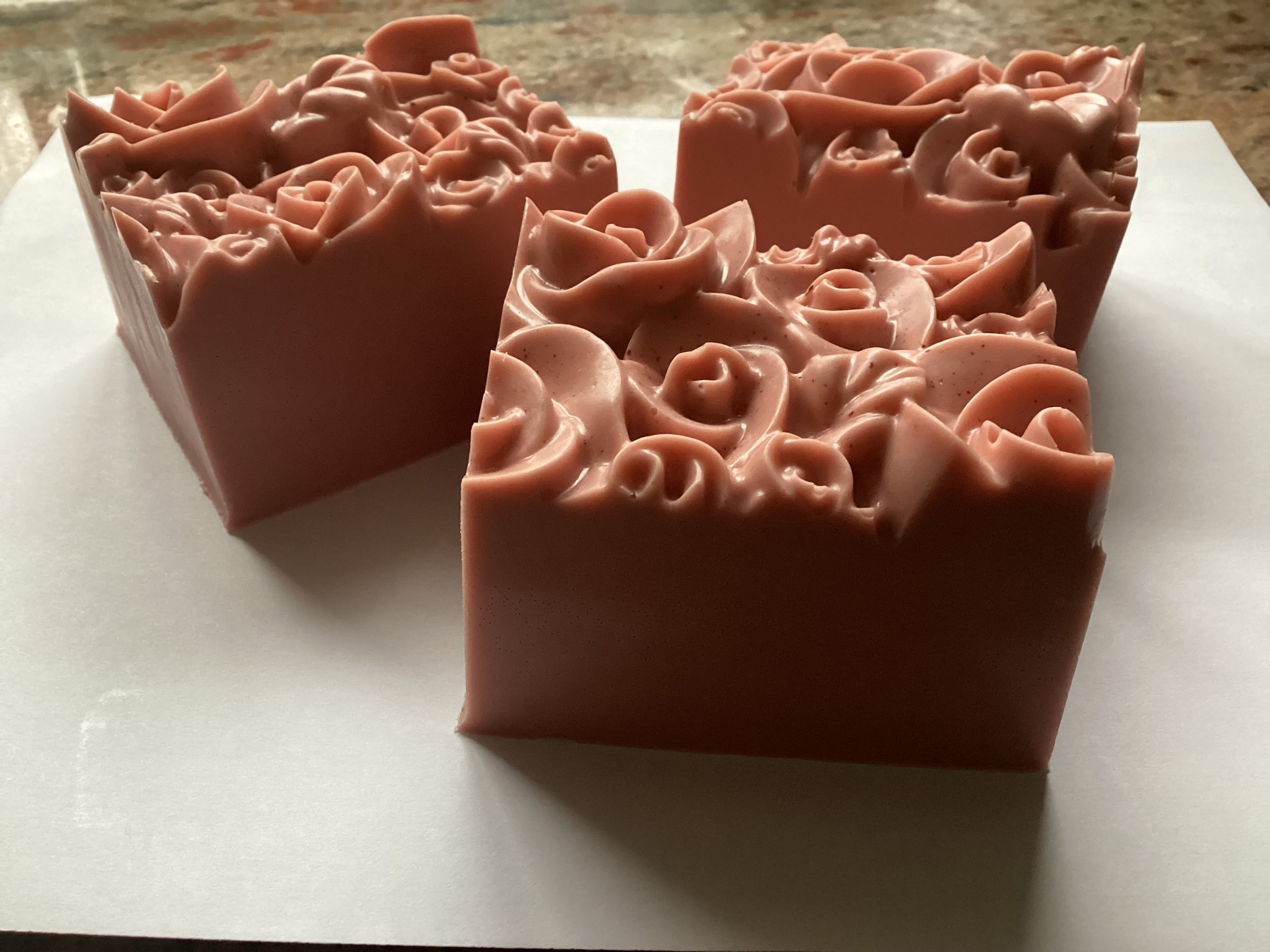 Japanese Magnolia Bar Soap with French Pink Clay Powder