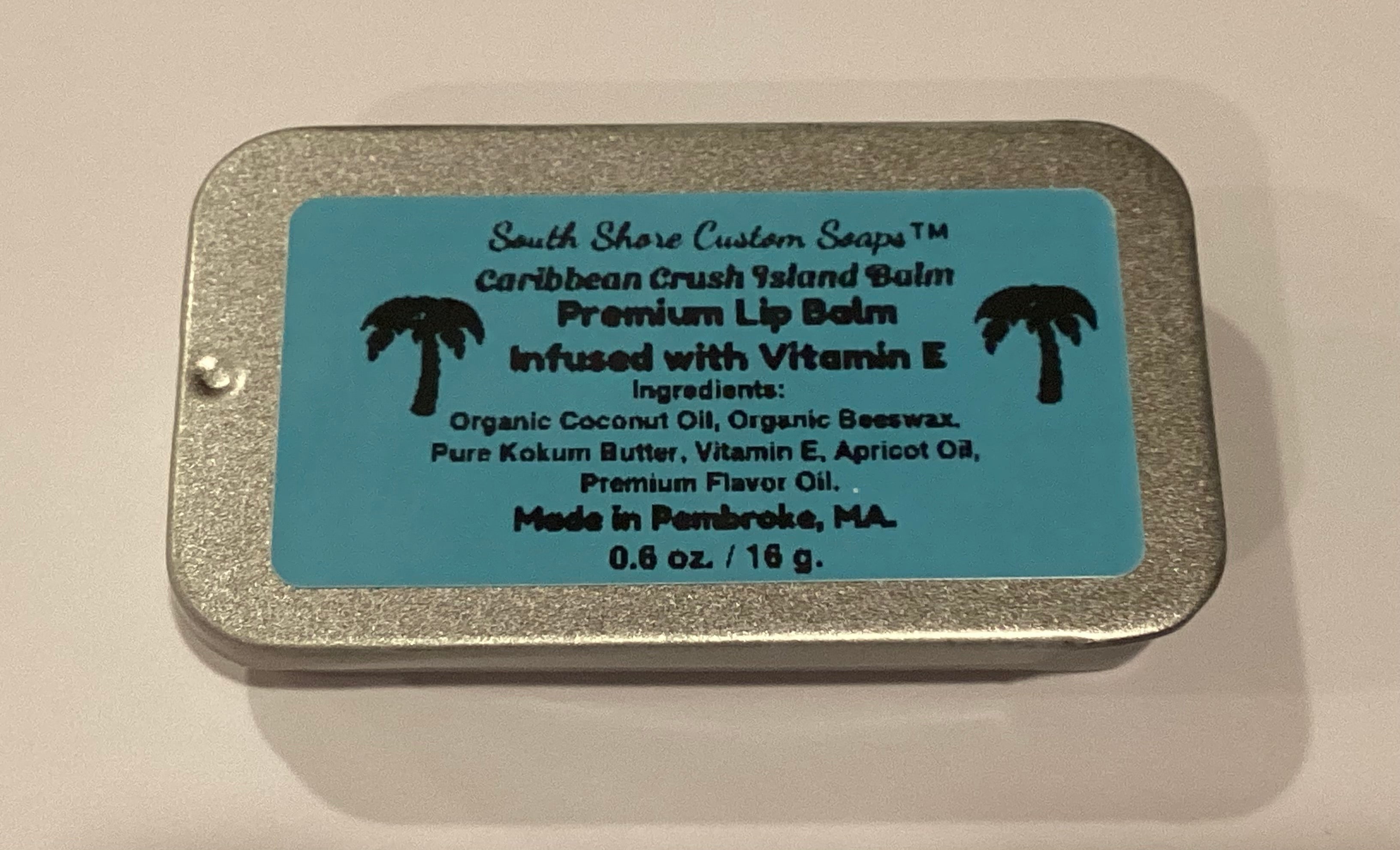 *NEW* Caribbean Crush Island Balm Premium Lip Balm Infused with Vitamin E