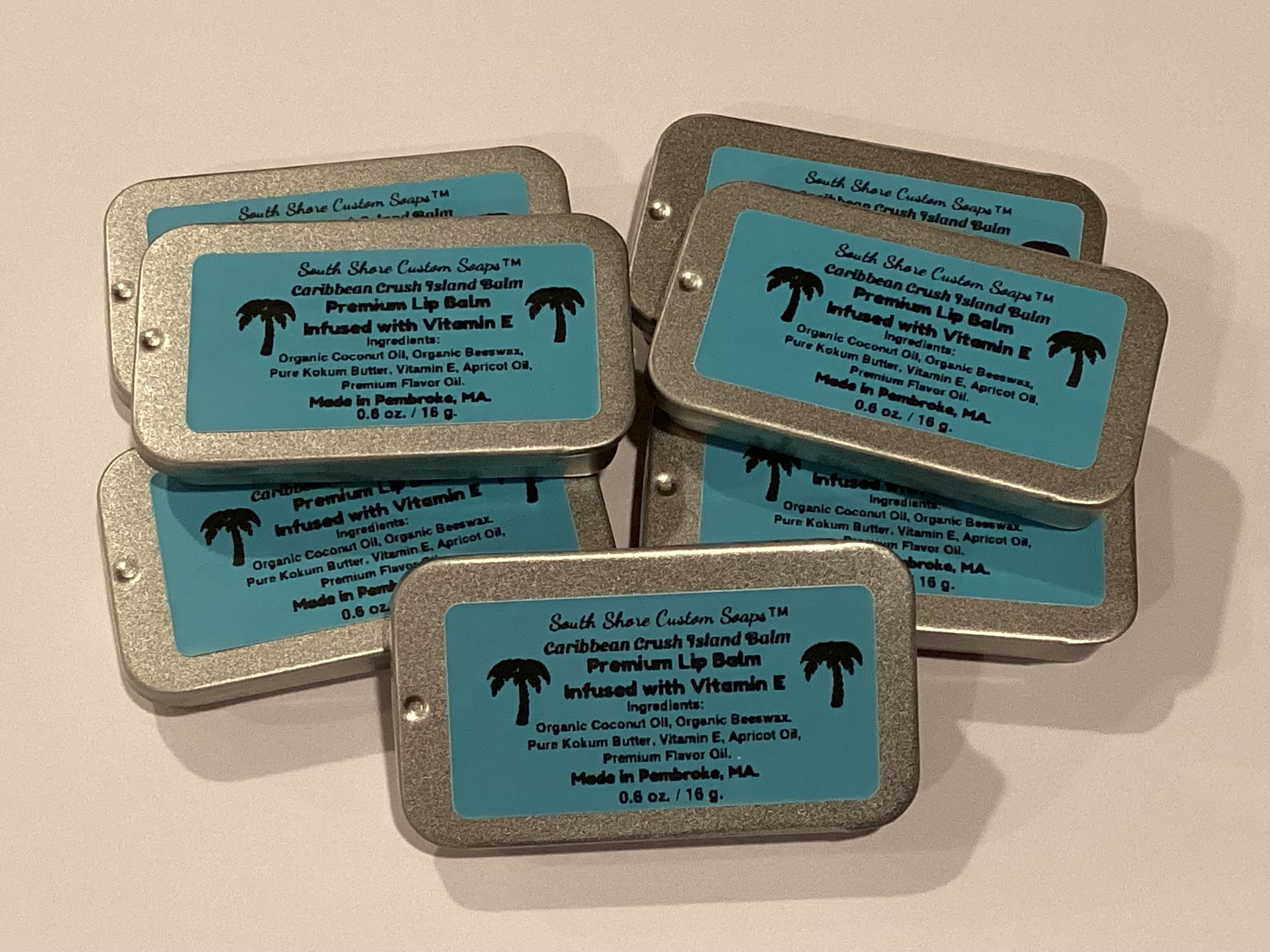 *NEW* Caribbean Crush Island Balm Premium Lip Balm Infused with Vitamin E
