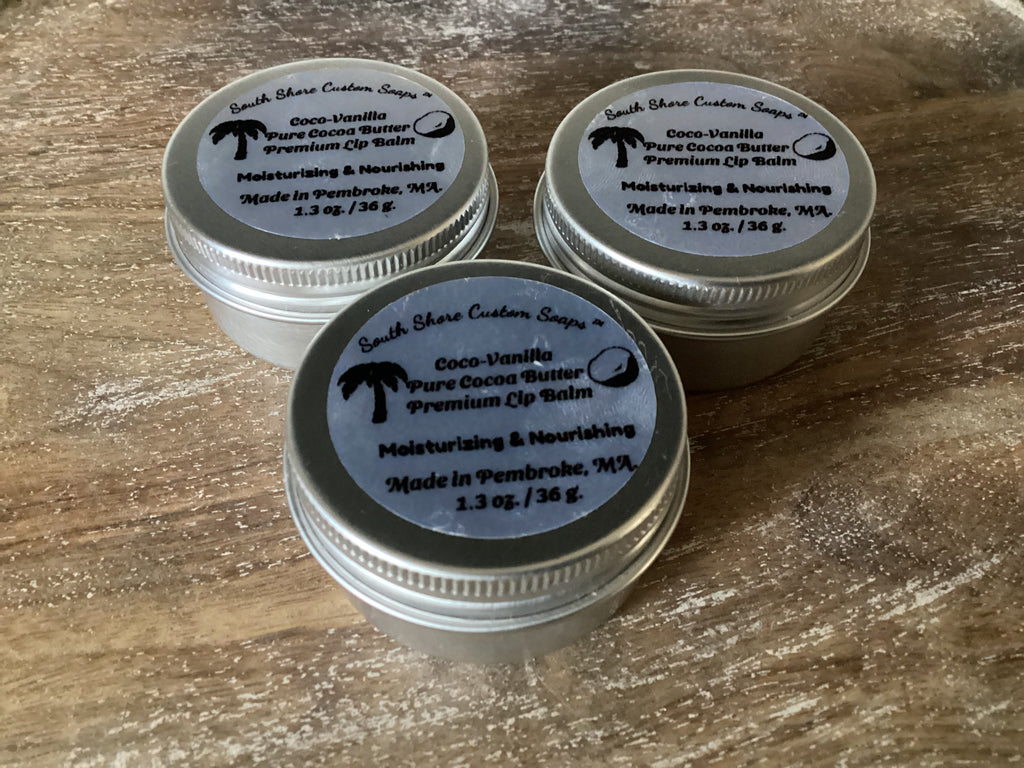 Coco-Vanilla Pure Cocoa Butter Premium Lip Balm
