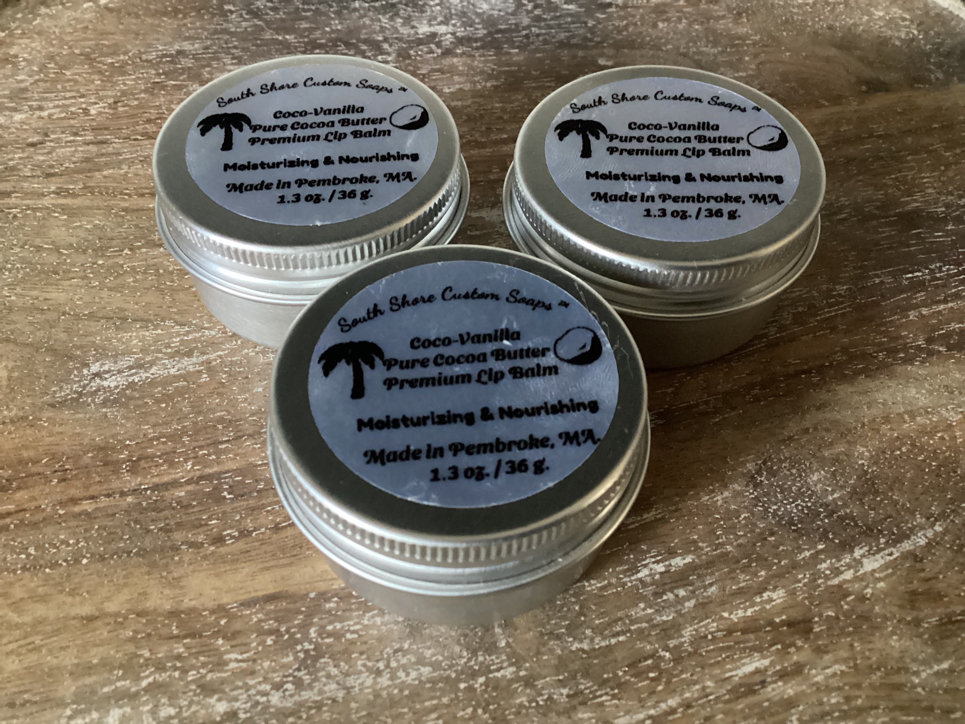 Coco-Vanilla Pure Cocoa Butter Premium Lip Balm