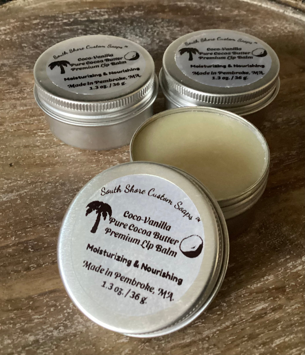 Coco-Vanilla Pure Cocoa Butter Premium Lip Balm