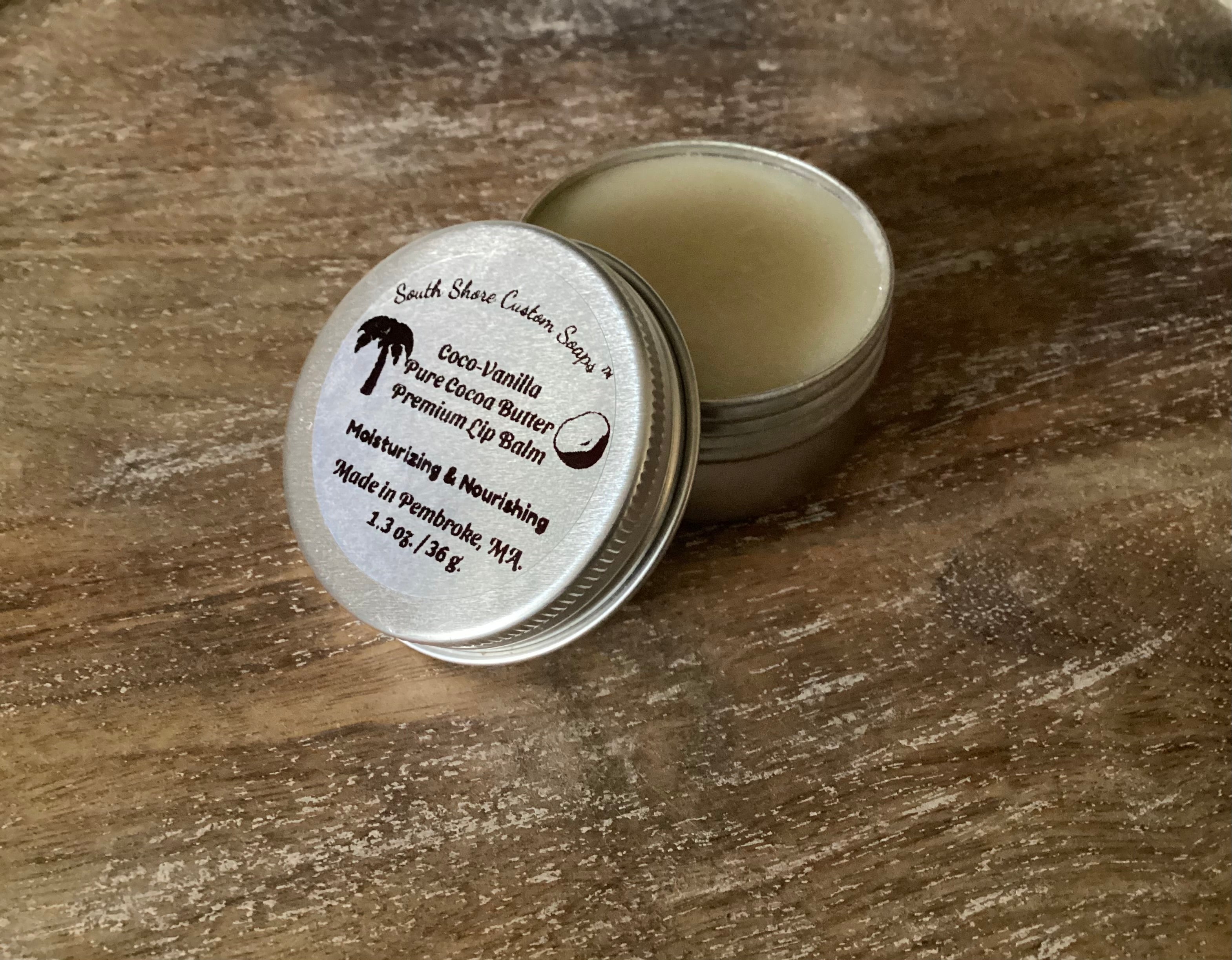 Coco-Vanilla Pure Cocoa Butter Premium Lip Balm
