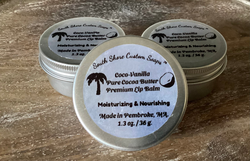 Coco-Vanilla Pure Cocoa Butter Premium Lip Balm