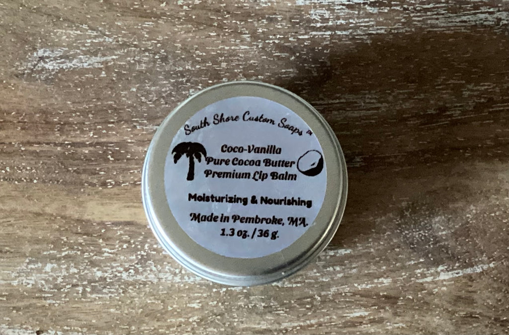 Coco-Vanilla Pure Cocoa Butter Premium Lip Balm