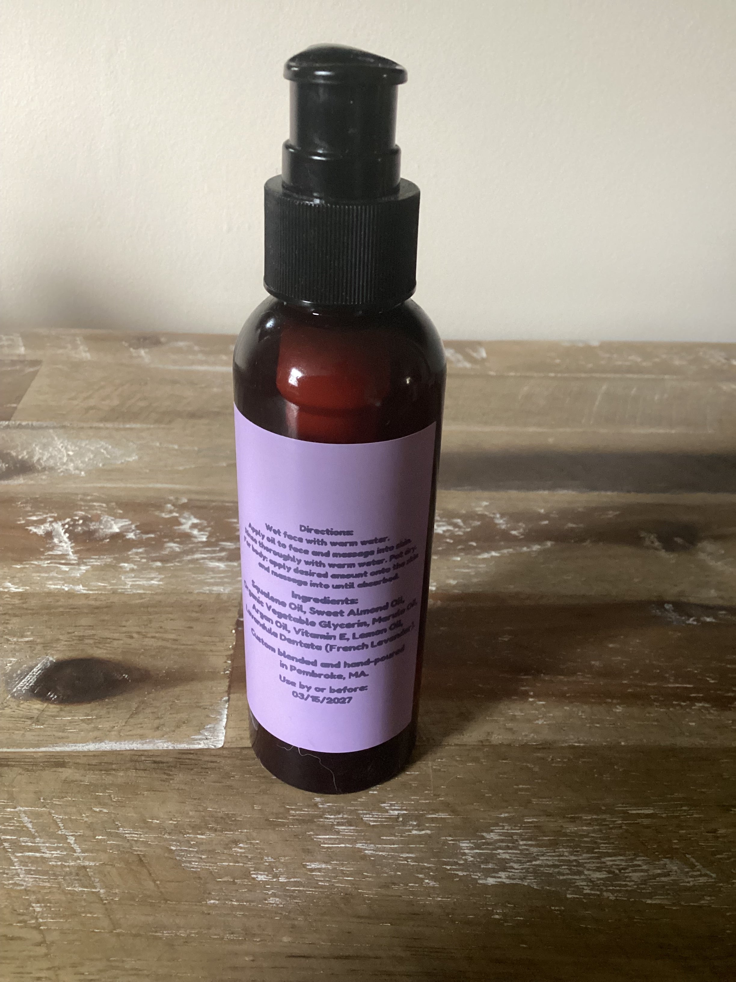 French Lavender Facial Cleansing Oil