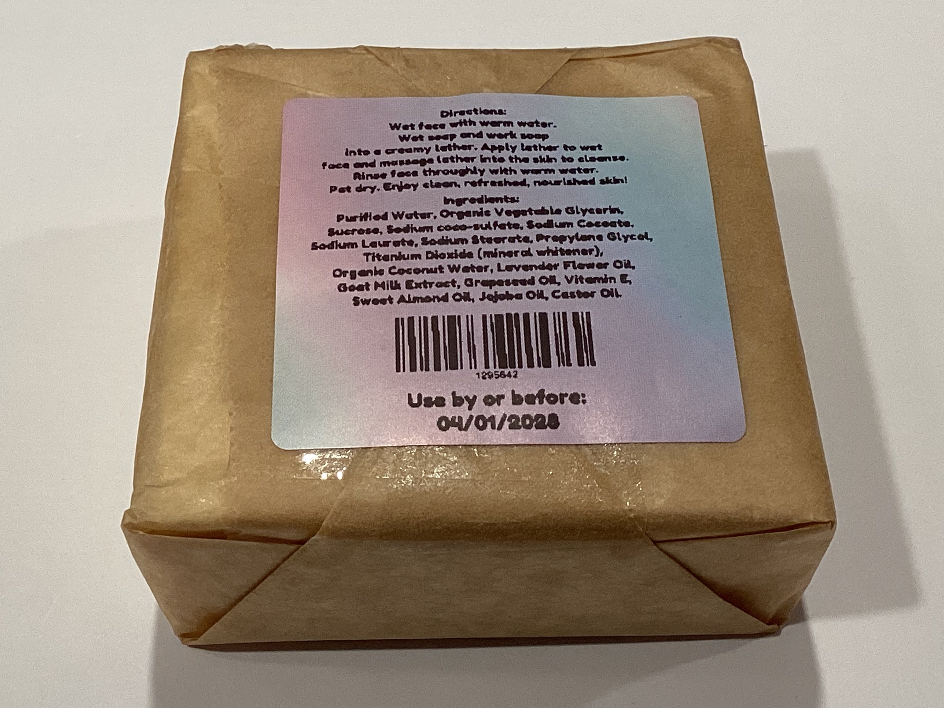 Coconut Water Facial Cleansing Soap Bar