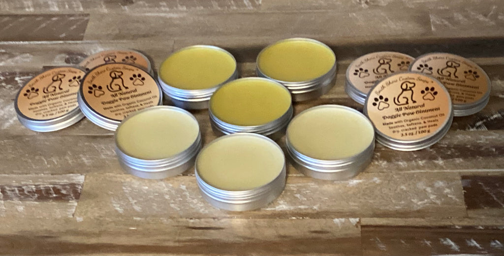 All Natural Doggie Paw Ointment White Shea Butter