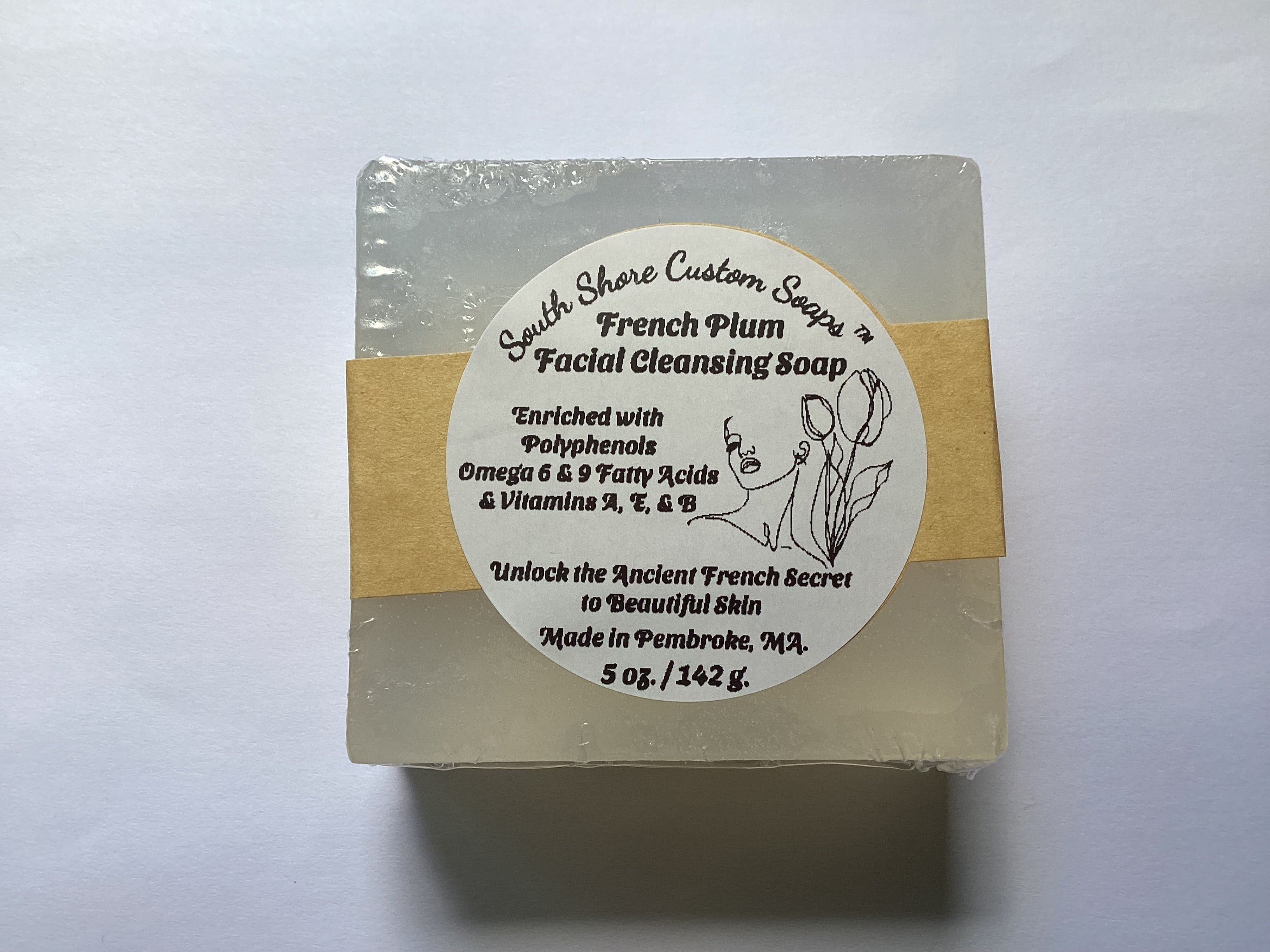 French Plum Facial Cleansing Soap