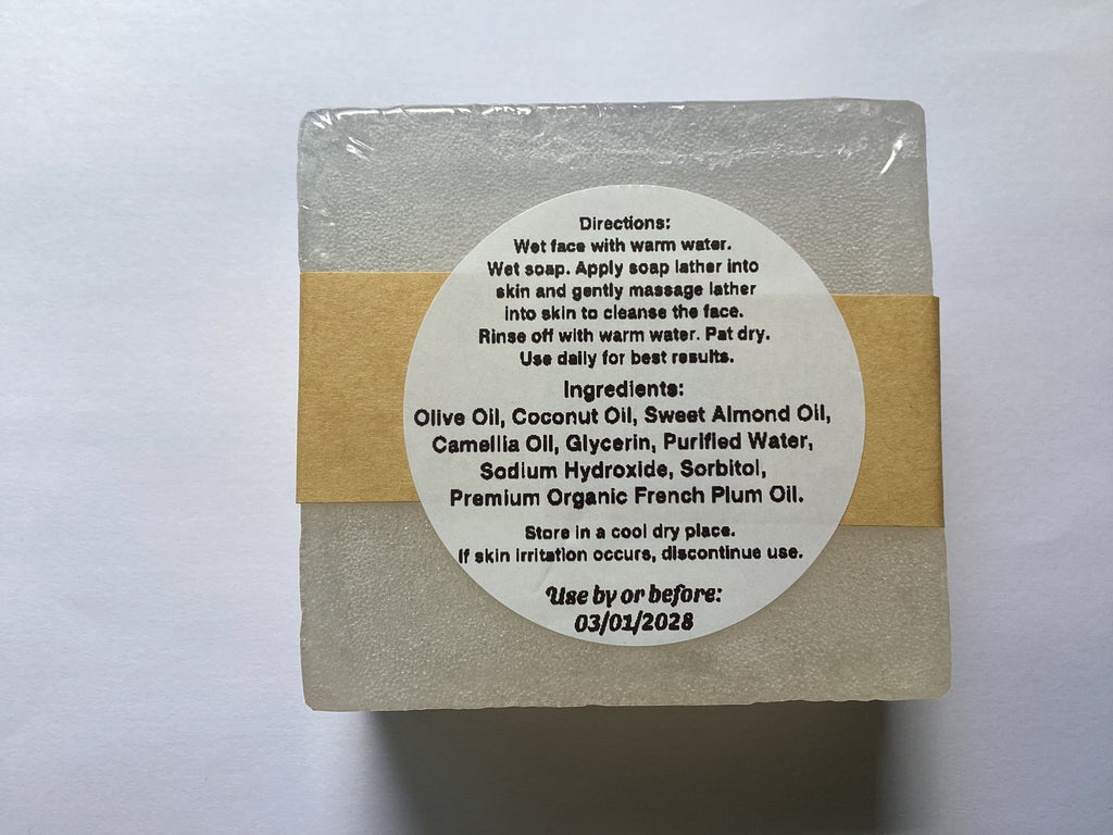 French Plum Facial Cleansing Soap