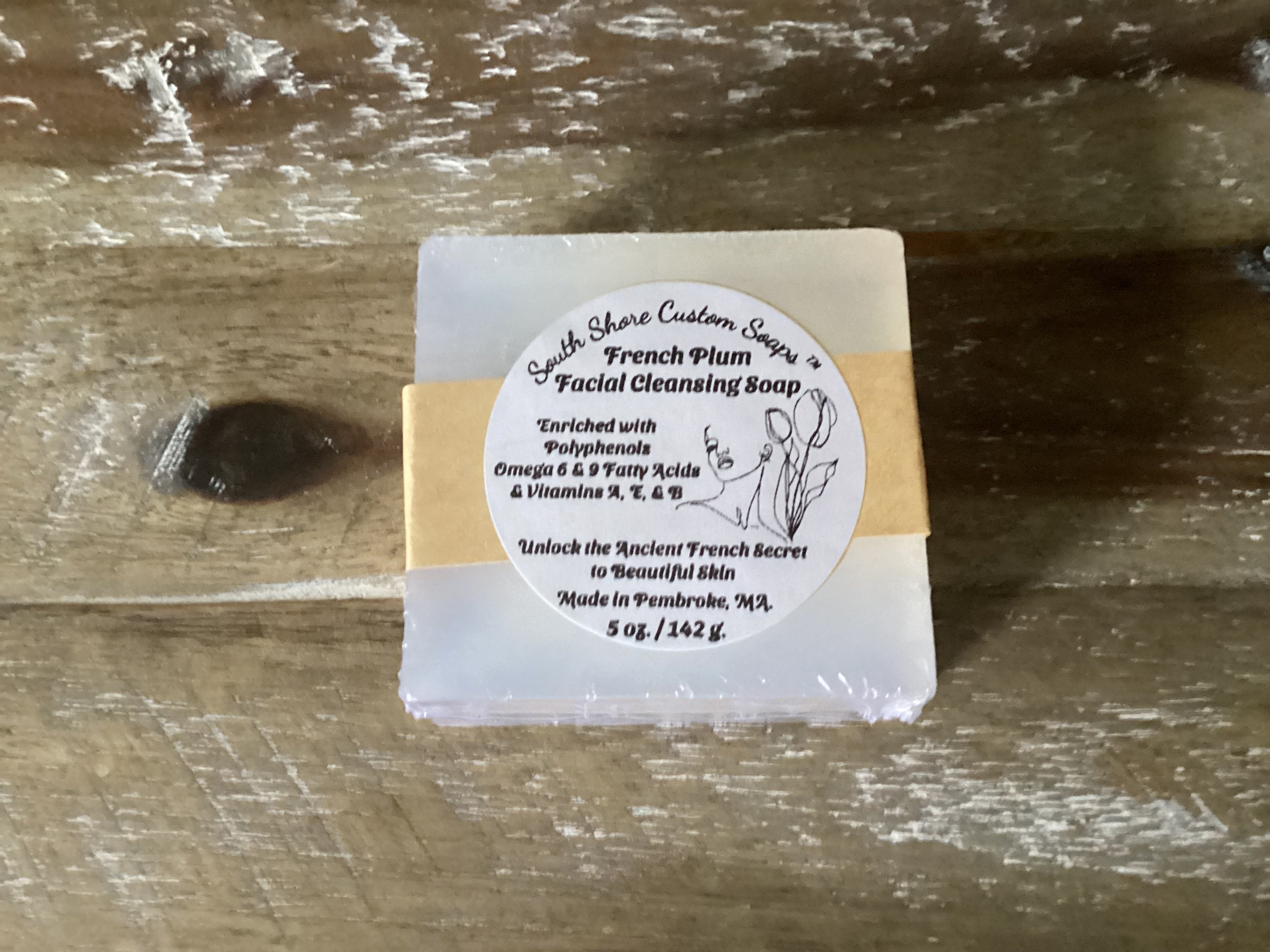 French Plum Facial Cleansing Soap