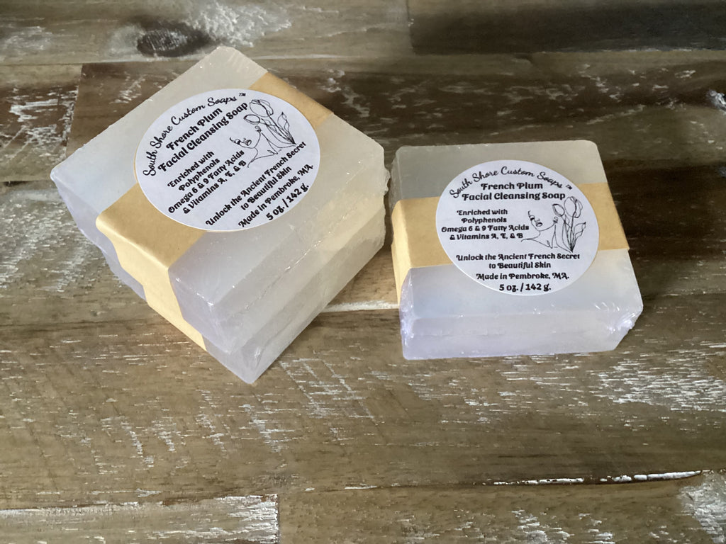 French Plum Facial Cleansing Soap