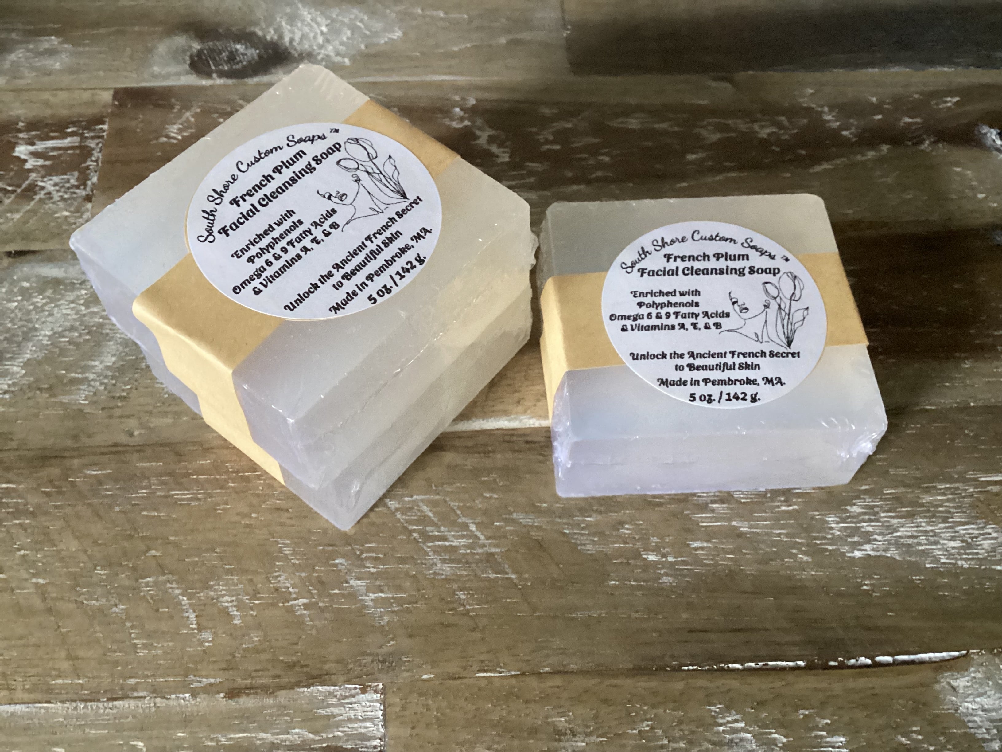 French Plum Facial Cleansing Soap