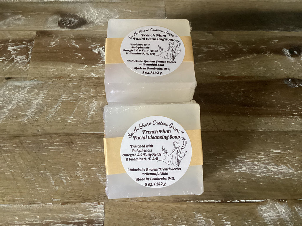 French Plum Facial Cleansing Soap