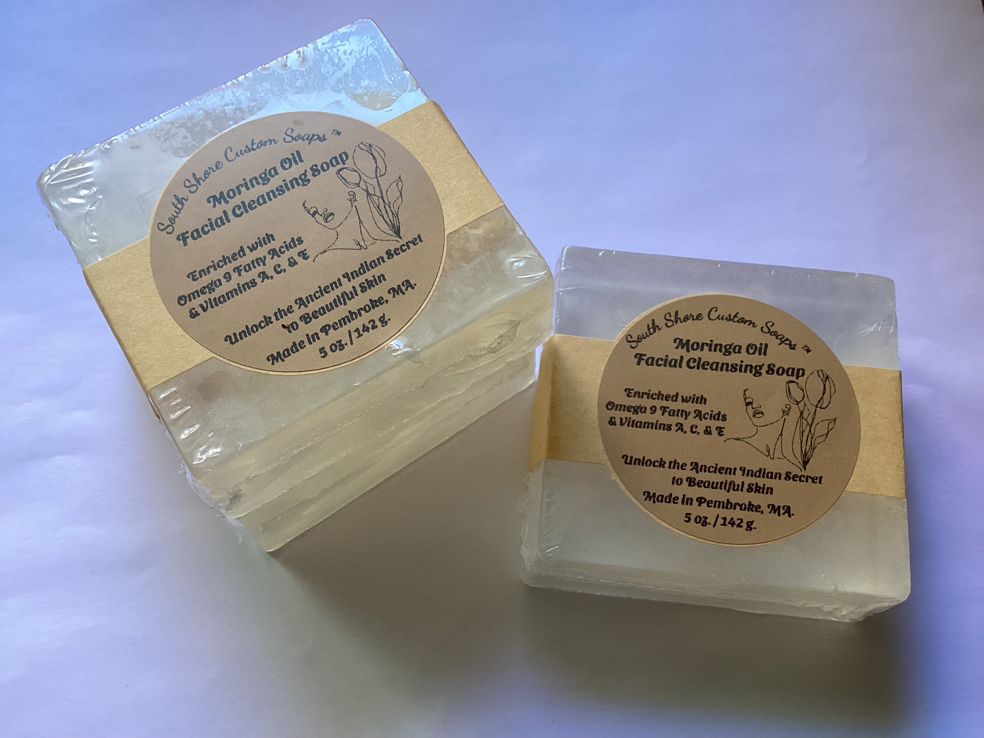 Moringa Oil Facial Cleansing Soap