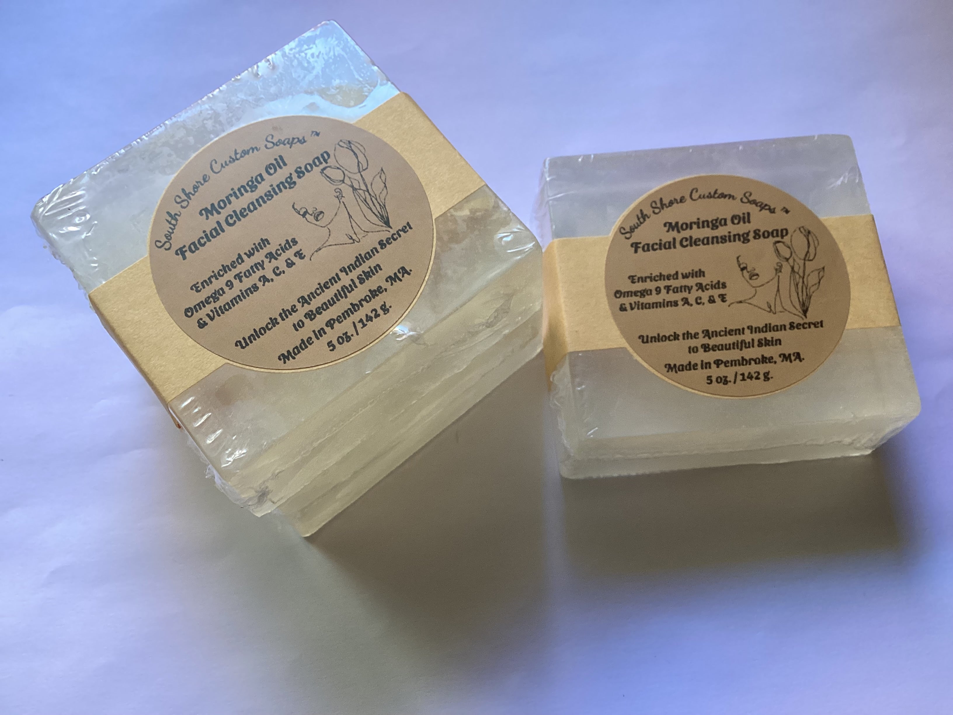 Moringa Oil Facial Cleansing Soap