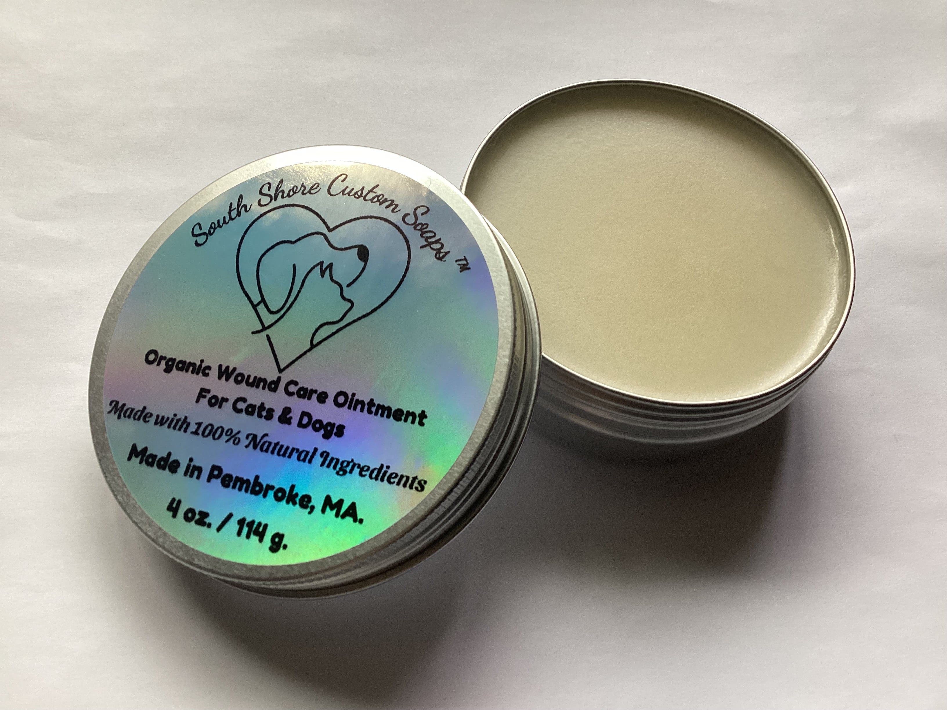 Organic Wound Care Ointment for Cats & Dogs
