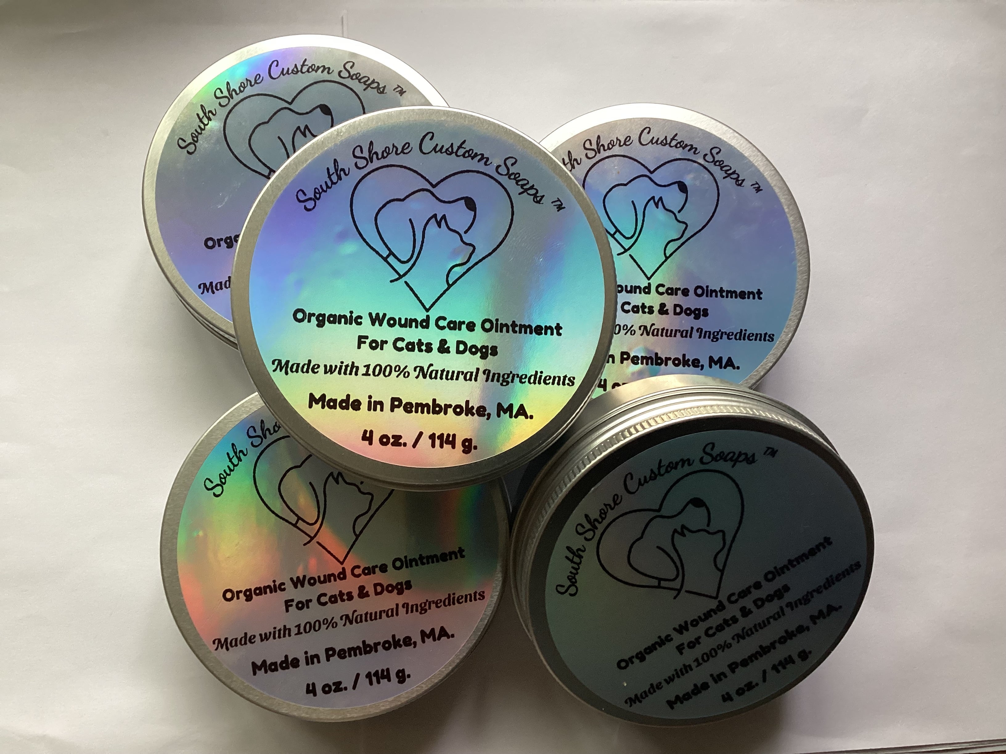 Organic Wound Care Ointment for Cats & Dogs
