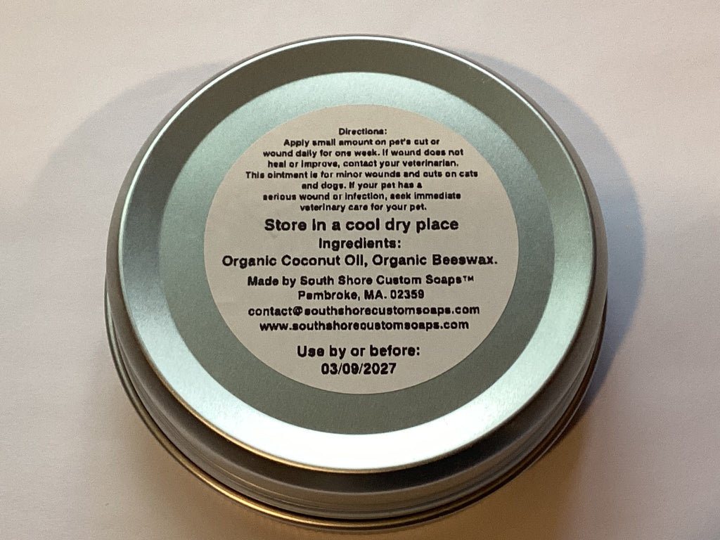 Organic Wound Care Ointment for Cats & Dogs