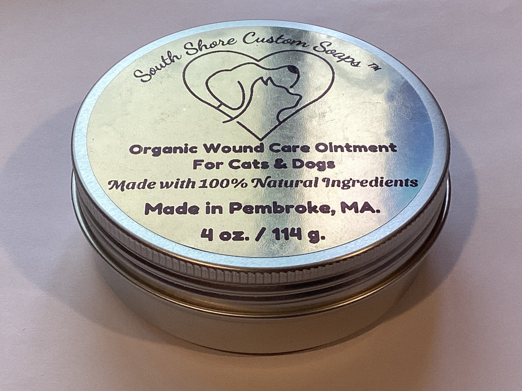 Organic Wound Care Ointment for Cats & Dogs