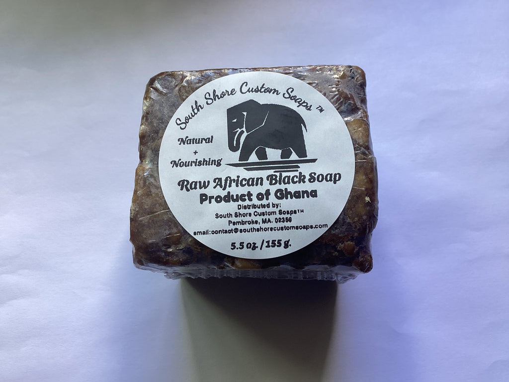 Raw African Black Soap