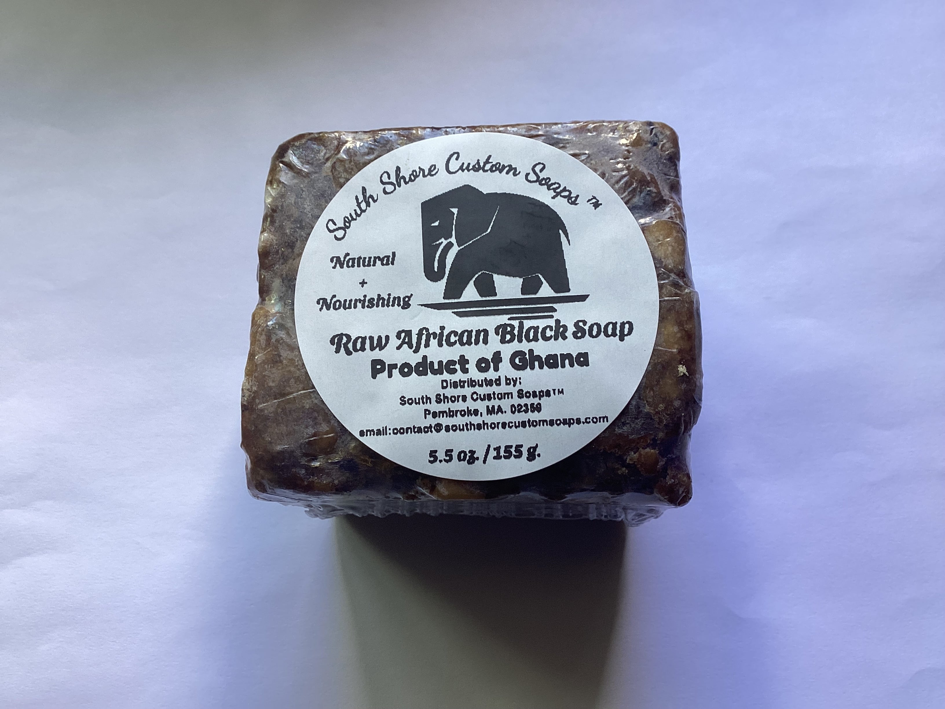 Raw African Black Soap
