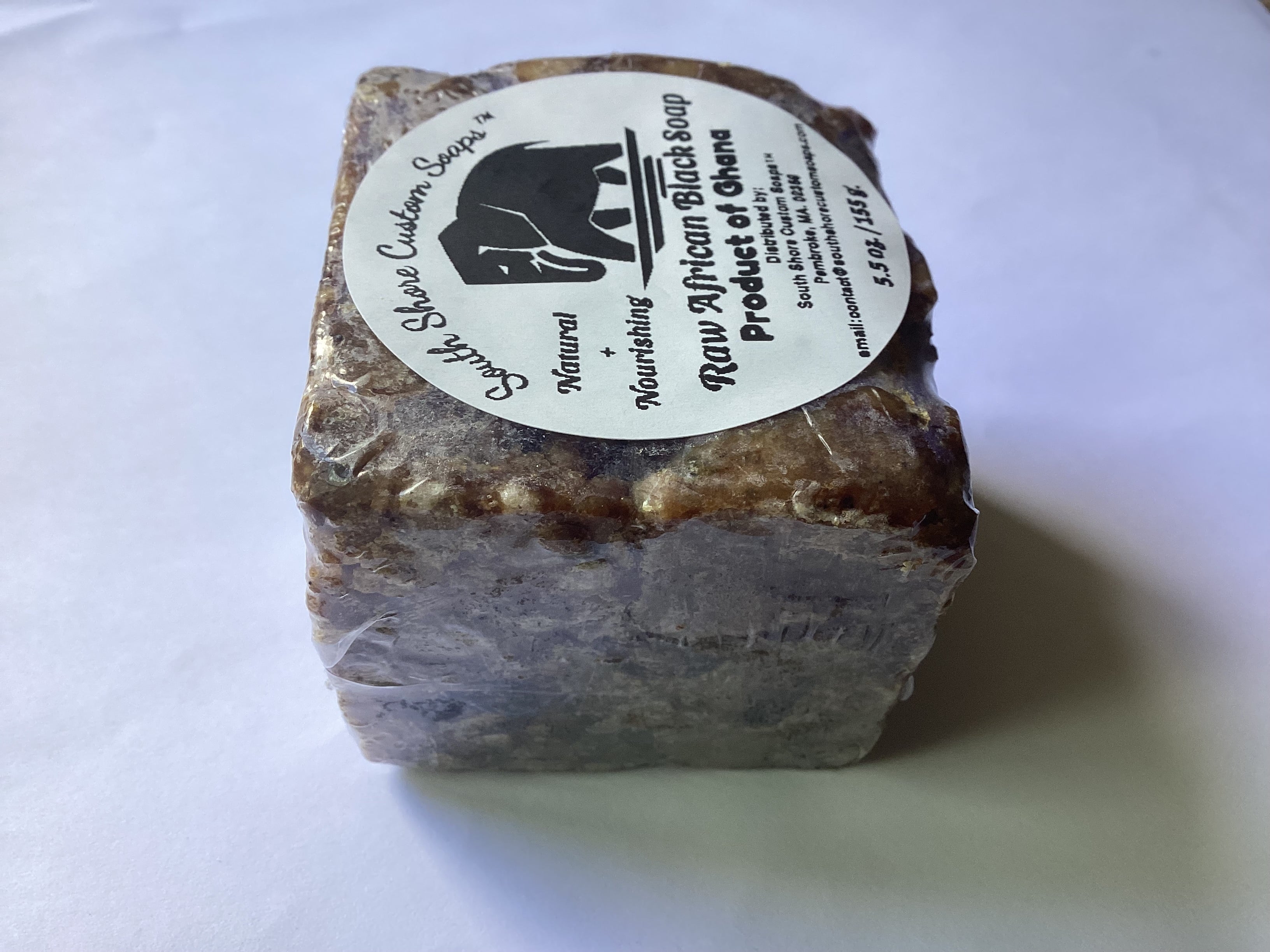 Raw African Black Soap