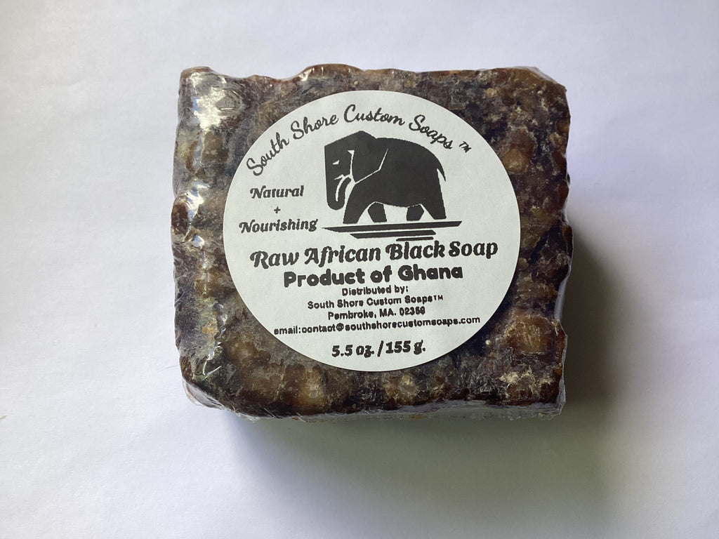 Raw African Black Soap