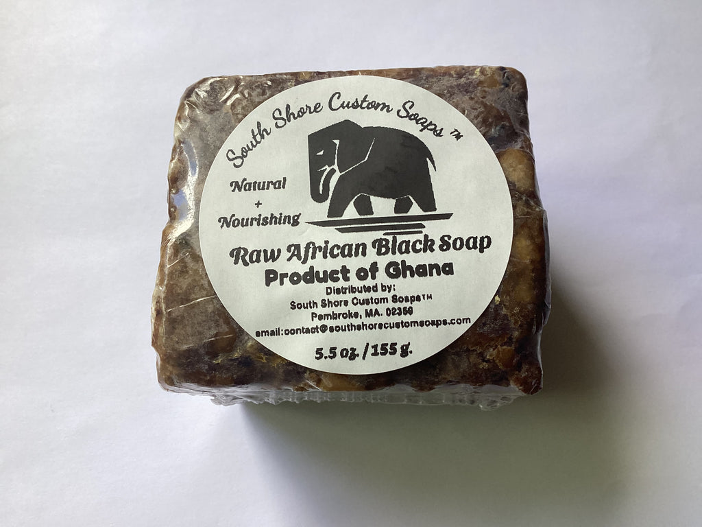 Raw African Black Soap