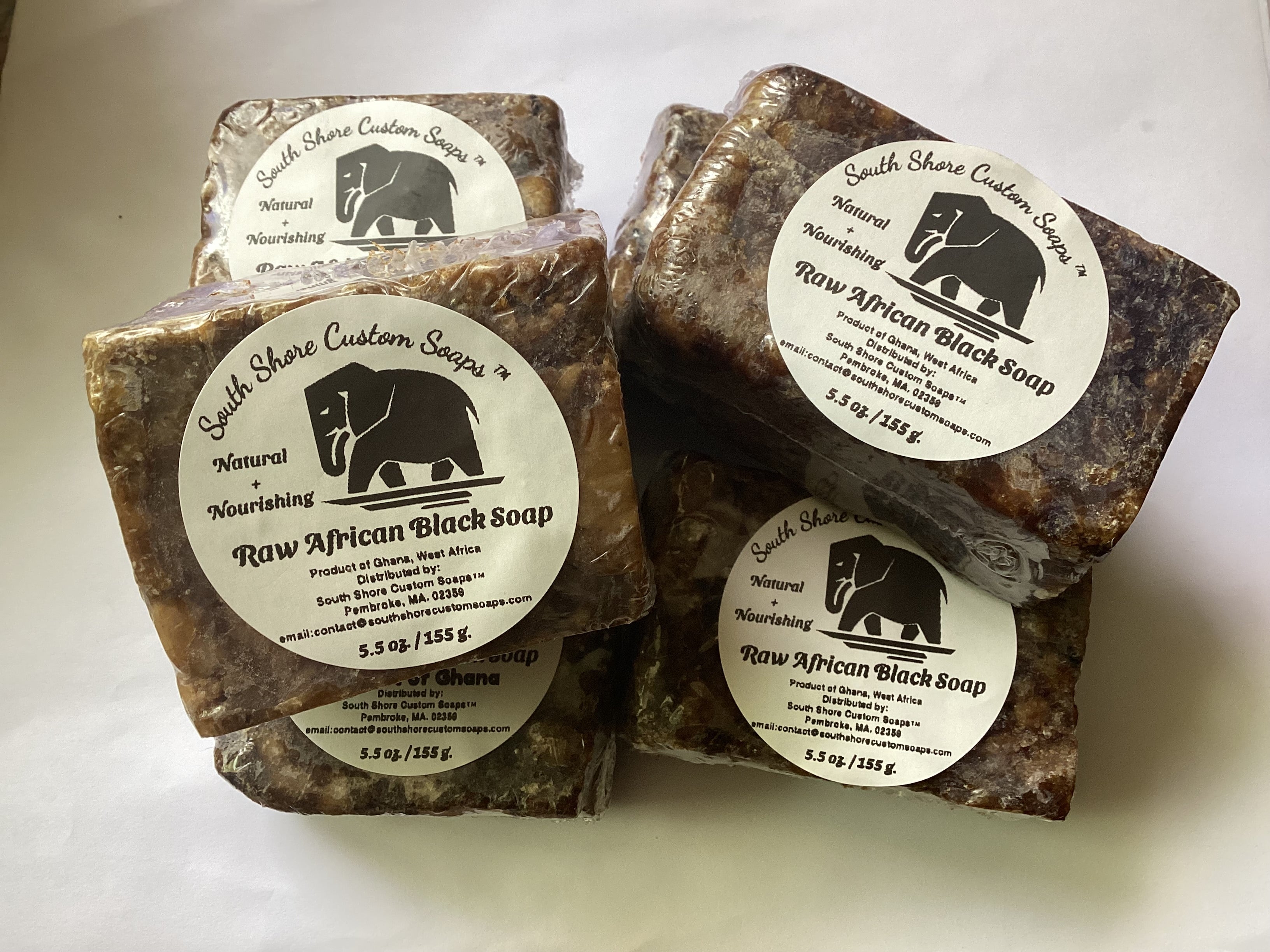 Raw African Black Soap