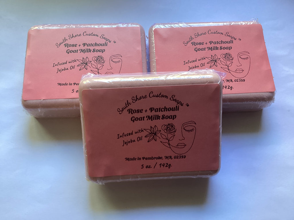 Rose & Patchouli Goat Milk Soap