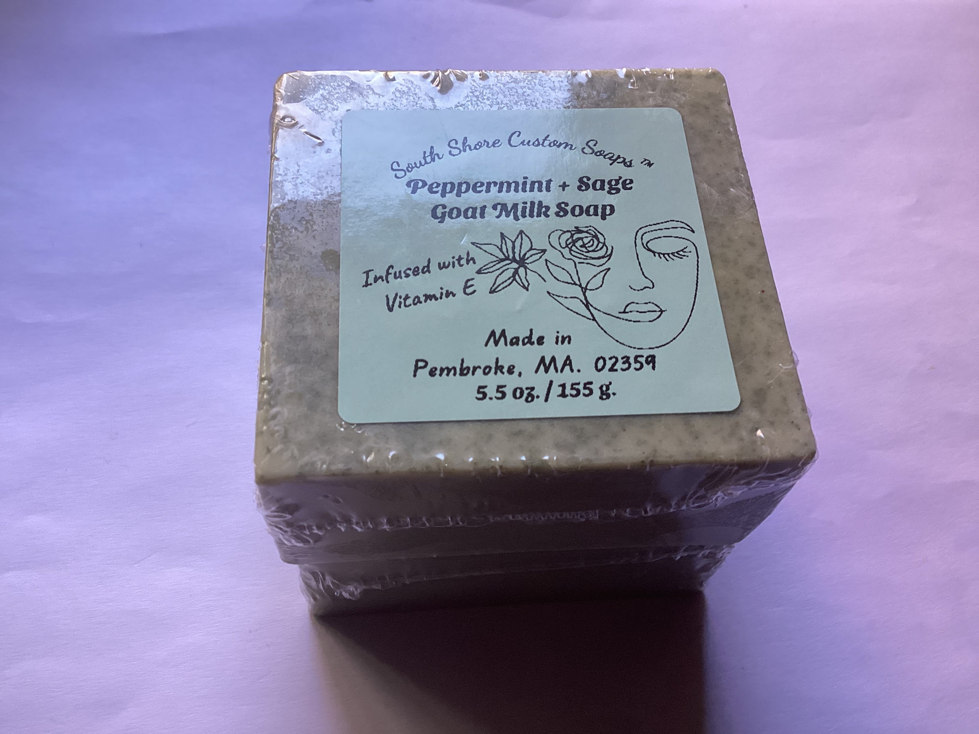 Peppermint + Sage Goat Milk Soap