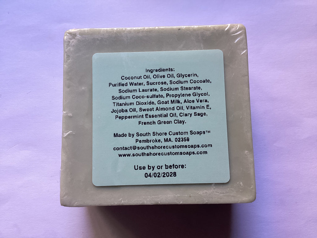 Peppermint + Sage Goat Milk Soap