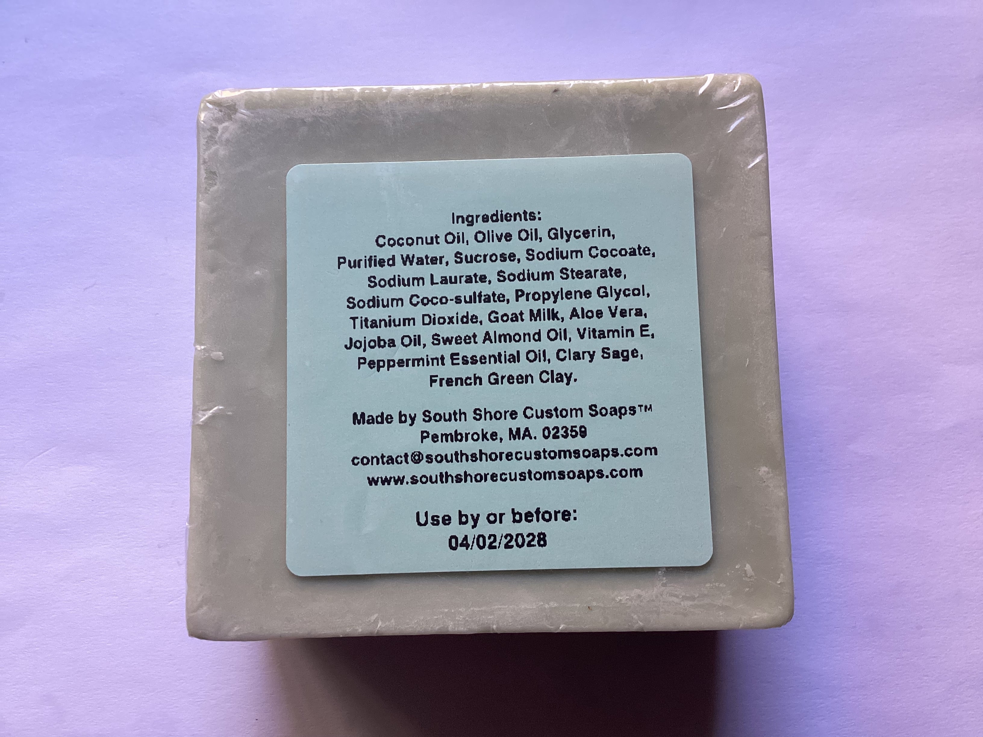 Peppermint + Sage Goat Milk Soap